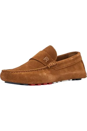 Tommy Hilfiger Chaussures de Conduite Homme Classic Driver Slip-on, Marron (Coconut Grove), 41