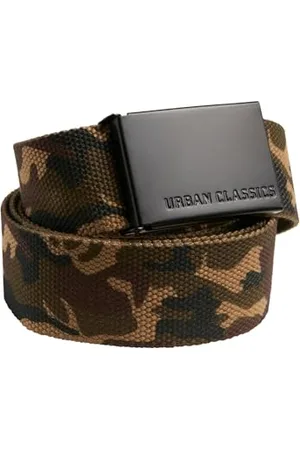 Urban classics Unisex Canvas Belt Ceinture pour femmes et hommes disponible en plusieurs couleurs, longueur 120 cm, hauteur 3,7 cm