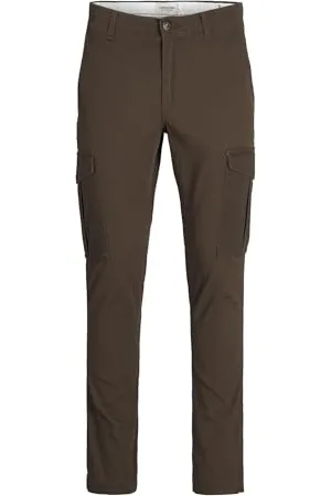 JACK & JONES Jpstmarco Jjjoe Cargo Pantalon, Beige foncé, 33W x 36L Homme