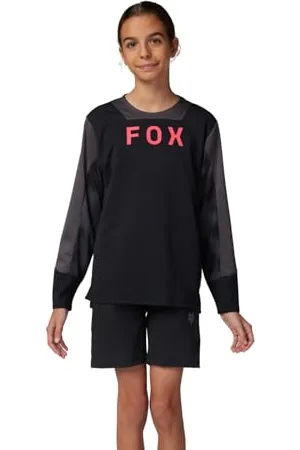 Fox Racing Maillot de vélo à Manches Longues Fox Junior Defend Taunt Ys T-Shirt, Mixte Enfant
