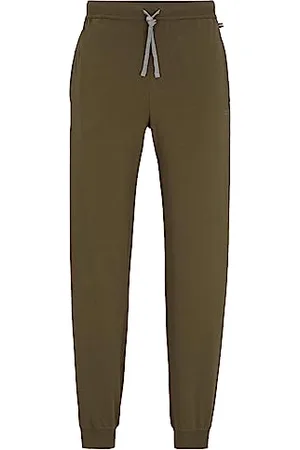 HUGO BOSS Hommes Mix&Match Pants Bas de survêtement en Coton Stretch à Logo brodé