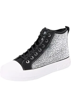 Michael Kors 43H3EYFE6D-001 EVY HIGH TOP Donna, BLACK EU 37