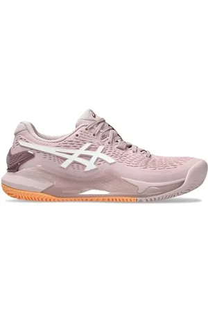 Asics Femme Gel-Resolution 9 Clay Sneaker, Rose/Blanc (Washed Rose White), 36 EU