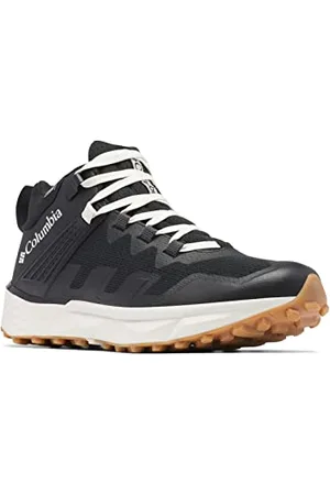 Columbia Homme Facet 75 Mid Outdry Bottes de Trekking et de randonnée à Taille mi-Haute, Black/Light Sand, 43 EU