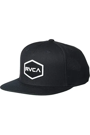 RVCA Hat Chapeau, Casquette Snapback Noir/Blanc, Taille Unique Homme