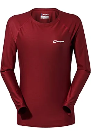Berghaus T-Shirt Technique Baselayer à Manches Longues et Demi-Zip 24/7 pour Femme