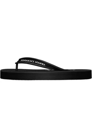 Armani Exchange Femme Cooper, Essential, Logo imprimé Tongs, , 40 EU