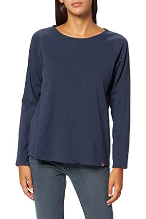 Camel Active Womenswear T- Shirt Basique à Manches Longues, , M Femme