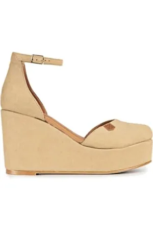 POPA Femme Wedge Ambolo Suede Basket, 36 EU