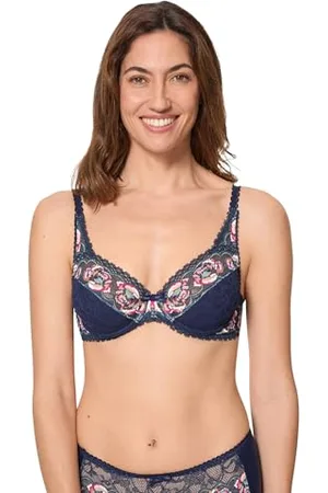Playtex Flower Elegance Soutien-Gorge à Armatures, , 90D Femme