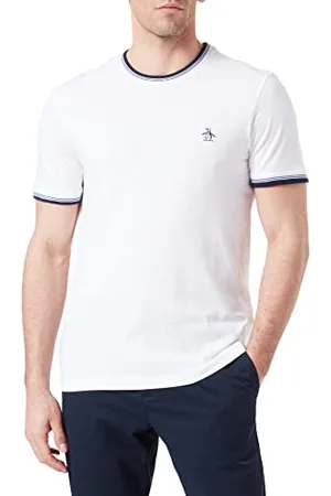 Original Penguin SS Sticker Pete Ringer Tee T-Shirt, , XL Homme