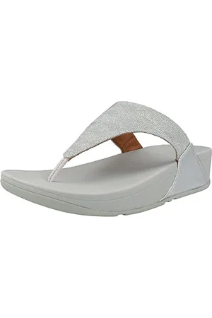 FitFlop Femme Lulu Glitz Toe-Post Sandals cale, , 43 EU