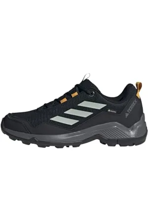 adidas Homme Terrex Eastrail Gore-TEX Hiking Shoes Chaussures de randonnée, Core Black/Silver/Preloved Yellow, 46 EU