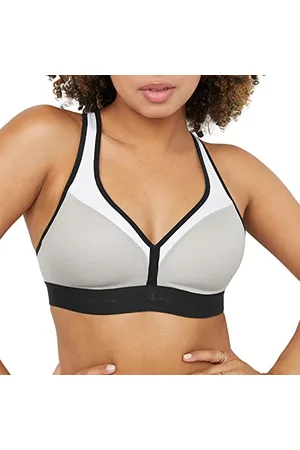 Champion Support Moyen Curvy avec Cousu dans la Tasse Soutien-Gorge de Sport, Opaque, , M Femme