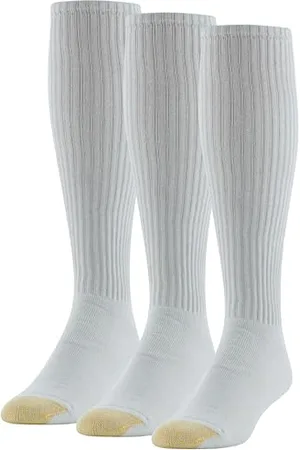 Gold Toe GOLDTOE Ultra Tec Performance Lot de chaussettes de sport hautes pour homme, au-dessus du mollet, X-Large