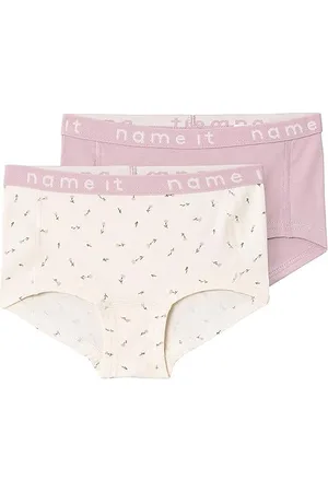 NAME IT Fille Nkfhipster 2p Floral Noos Slip, , 158-164 EU