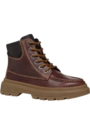 Geox J KIDDARTAH Boy C Bottine, Coffee, 31 EU