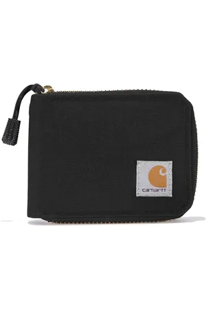 Carhartt Portefeuille en Toile Standard pour Homme, , Taille Standard, Portefeuille décontracté en Toile à Fermeture éclair, Portefeuilles à Fermeture éclair durables