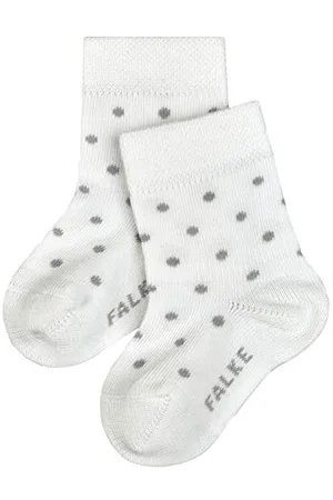 Falke Mixte bébé Little Dot chaussettes respirantes durables biologiques coton extra-douces sur la peau fantaisie élastique à la cheville pour une prise parfaite ne glissent pas 1 paire