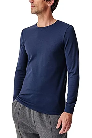 Damart T-Shirt Col Rond Maille Classique Thermolactyl, Homme, Bleu, Taille M, Manches Longues