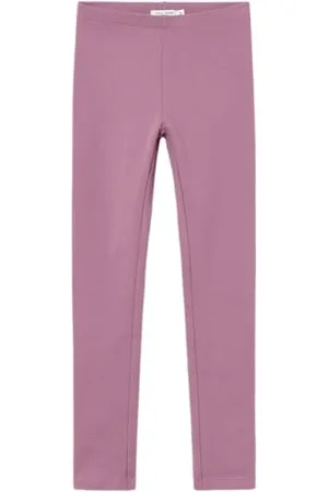 NAME IT NKFDAVINA Solid SWE Legging BRU N Noos, Leggings Fille,