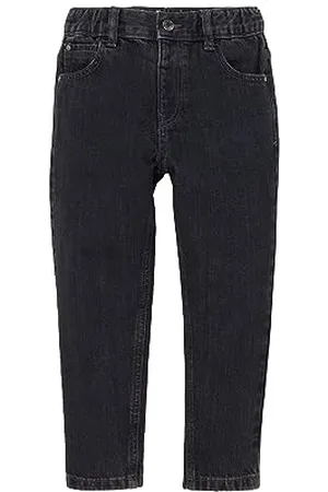 TOM TAILOR 1038406 Jean Coupe décontractée pour Enfant, 29476-Coal Grey, 3 Ans Garçon