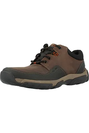 Clarks Walbeck Edge, Sneakers Homme, Marron (Brown Weather Proof), 42 EU