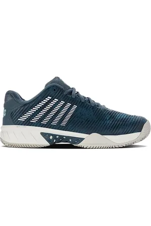 K-Swiss Performance Homme Hypercourt Express 2 HB Chaussures de Tennis, Indian Teal/Star White/Moonstruck, 43 EU