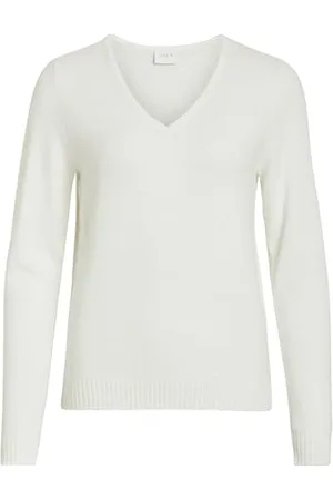 VILA Viril L/s V-Neck Knit Top-Noos Sweater, , XS Femme