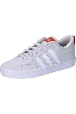 adidas VS Pace 2.0 Shoes Kids Chaussures, Grey One/Cloud White/Preloved Red, 31.5 EU