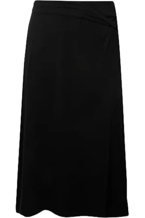 Ulla Popken Jupe avec détails noués spéciaux 829360, , 64/66 Femmes