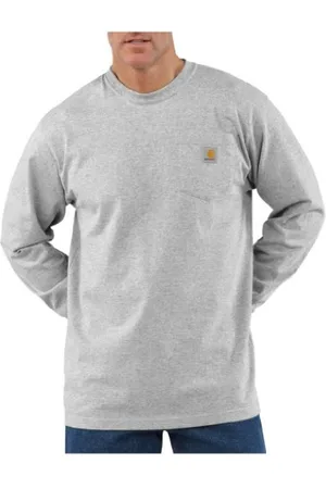 Carhartt Workwear Long Sleeve Pocket T-Shirt utilitaire de travail, , Medium Homme