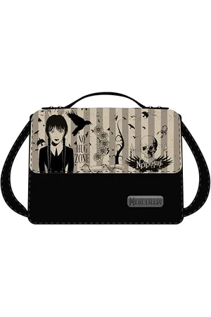7 for all Mankind Borsa A Mano Mercoledì Stile E Funzionalità, Sac à Main Mercredi Addams-Style et fonctionnalité Fille