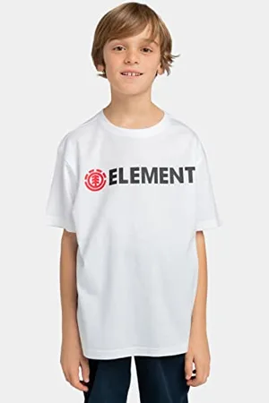 Element Blazin - T-Shirt - Garçon Enfant 8-16 Ans - L/14 - Blanc.