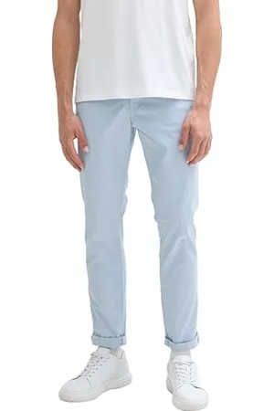 TOM TAILOR 1027694 Pantalon Chino Slim, 11270-Bleu Kentucky, 29W x 32L Homme