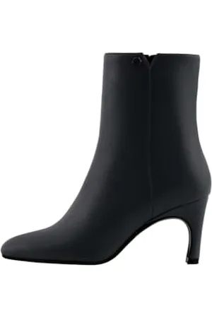 Armani Exchange Femme Mary, Logo métallique Stud Bottines à la Cheville, , 39 EU