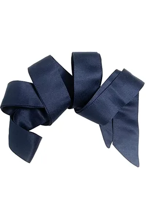 Maya Deluxe Womens Belt Ladies Satin Sash Waist Tie Ribbon Bow Accessory for Bridesmaids Bridal Wedding Prom Evening Occasion Ceinture, , S-M De Las Mujeres