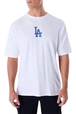 New Era MLB World Series T-Shirt surdimensionné Los Angeles Dodgers Whitete Navy