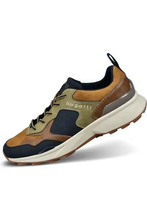 Bugatti 342-ag402-Lacets pour Homme-Bleu Foncé/ -Taille Chaussures Basses à Lacets, 45 EU