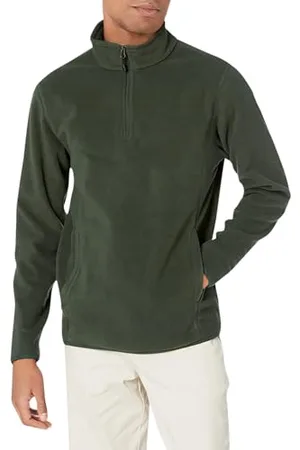 Amazon Veste en Molleton Polaire Zippée 1/4 Homme, , S