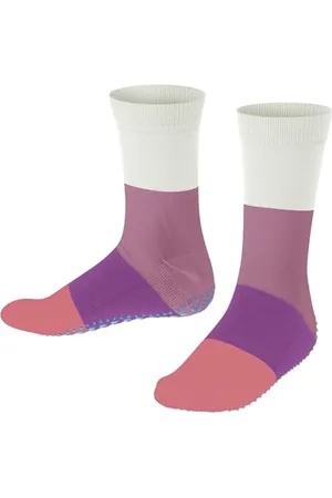 Falke Summer K Hp coton picots sur la semelle 1 paire, Chaussettes Chaussons Mixte enfant, Blanc Off-White 2041, 23/26 EU