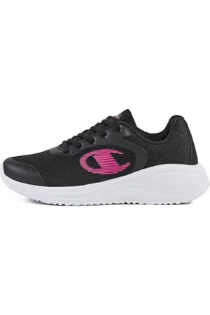 Champion Syphon Engage Mesh G GS Low Sneakers, Nero/Fucsia (KK004), 39 EU