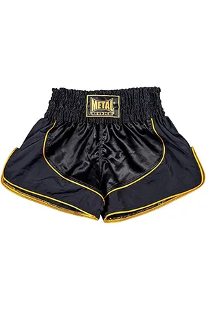 Metal Boxe Short Thaï Siam Noir/Gold M