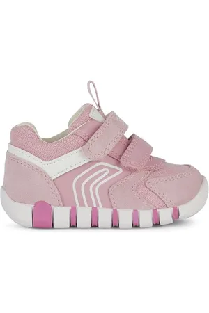 Geox Garçon Fille B Iupidoo Girl C Basket, Rose/White, 25 EU