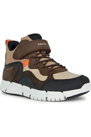Geox J FLEXYPER Boy B ABX Botte Cheville, Marron châtain, 30 EU