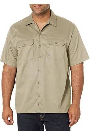 Dickies Chemise de Travail à Manches Courtes en sergé Flexible pour Homme (Lot de 1), , M