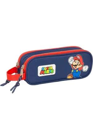 Safta Super Mario World - Trousse Double pour Enfant, idéale pour Les Enfants d