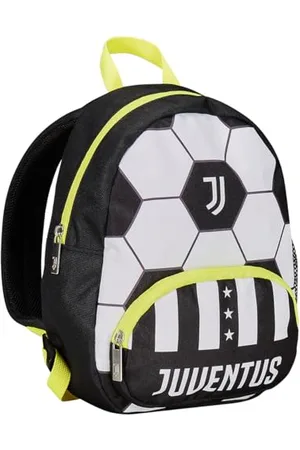 7 for all Mankind Sac à dos pour maternelle, F.C. JUVENTUS Football, Noir Blanc - Poches Latérales Porte Bourrasse, Poche Frontale, Sac à dos maternelle enfant - Sac à dos scolaire Kid, , Taglia unica