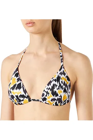 Sloggi Shore Fancy Guppy PU Push-UP Bikini, Brown-Dark Combination, L Femme