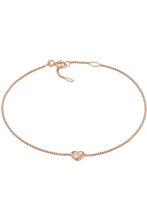 Fossil Bracelet pour femme en argent sterling plaqué , L : 190mm X L : 5.6mm X H : 5.1mm, JFS00608791